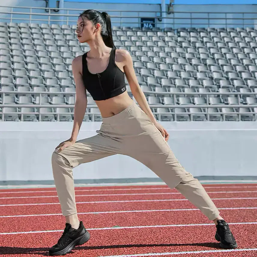 [BUNJANG] Xexymix Technical Ventilation Fleece Jogger Pants (Angora Beige, M) / 젝시믹스 테크니컬 벤틸레이션 기모 조거팬츠(앙고라베이지 m)