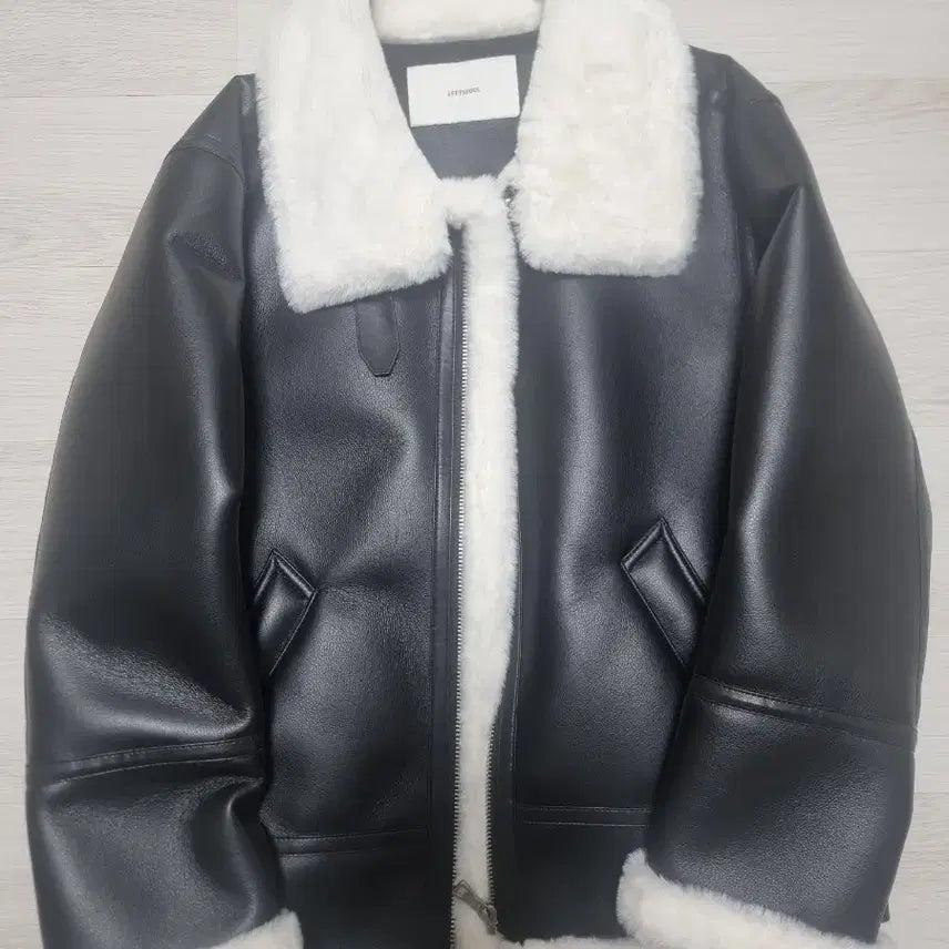 [BUNJANG] LEFTSEOUL B-3 Aviator Sheepskin Jacket / 에비에이터 B-3 무스탕 자켓