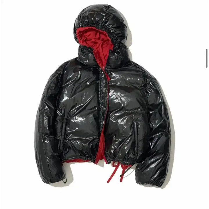 [BUNJANG] Partimento Woman Reversible Shirred Hooded Puffer Jacket / 파르티멘토우먼 리버시블 셔링 후디드 푸퍼 자켓 패딩 블랙