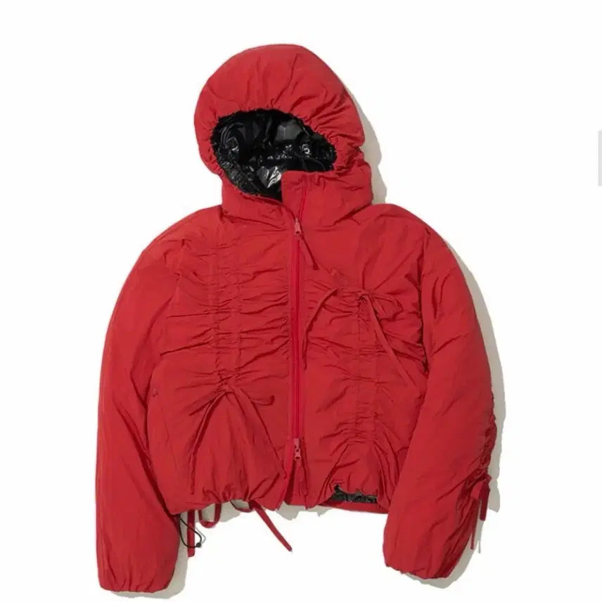 [BUNJANG] Partimento Woman Reversible Shirred Hooded Puffer Jacket / 파르티멘토우먼 리버시블 셔링 후디드 푸퍼 자켓 패딩 블랙