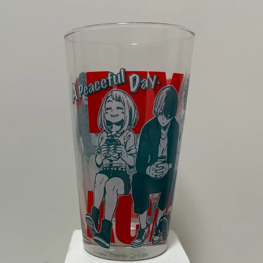 [BUNJANG] My Hero Academia Glass Cup / (새상품)히로아카 유리컵