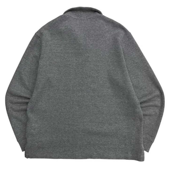 [BUNJANG] Polo Ralph Lauren Navy Pony Gray Half-Zip Sweater L / 폴로 랄프로렌 네이비포니 그레이 반집업 L