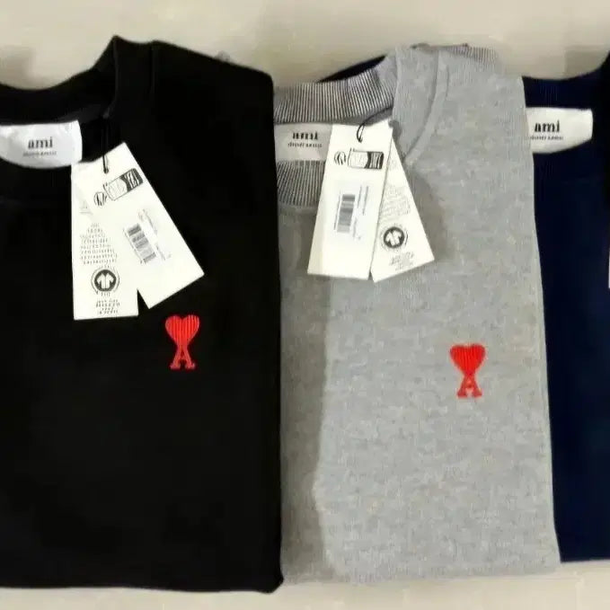 [BUNJANG] Ami Unisex Cotton Sweatshirt / 한정수량/무료배송/상점오픈특가/아미 맨투맨/