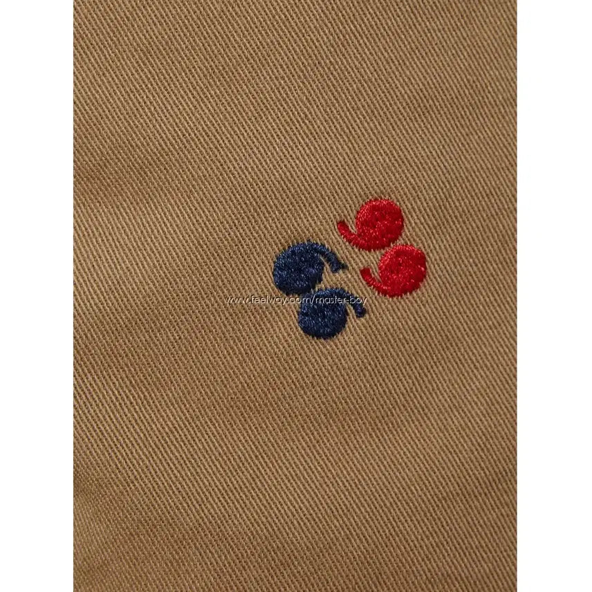 [BUNJANG] Band Of Outsiders Embroidered Chino Trousers / 밴드 오브 아웃사이더 자수 디테일 치노 팬츠 면바지