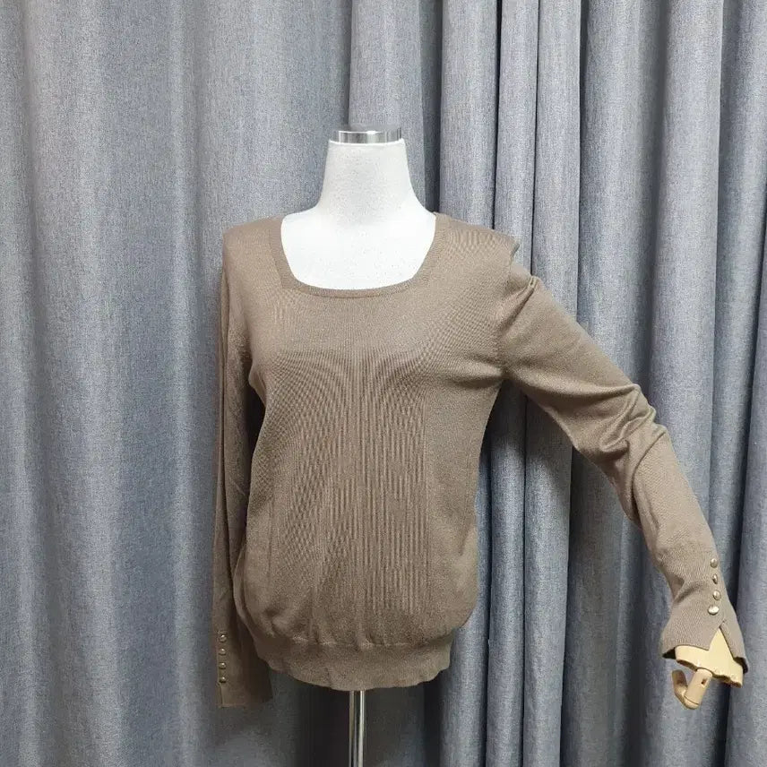 [BUNJANG] Edition Mocha Square Knit Sweater / 에디션 모카 스퀘어 봄니트