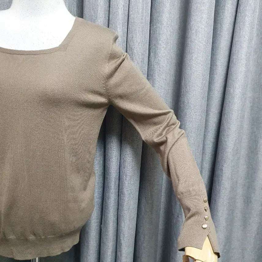 [BUNJANG] Edition Mocha Square Knit Sweater / 에디션 모카 스퀘어 봄니트