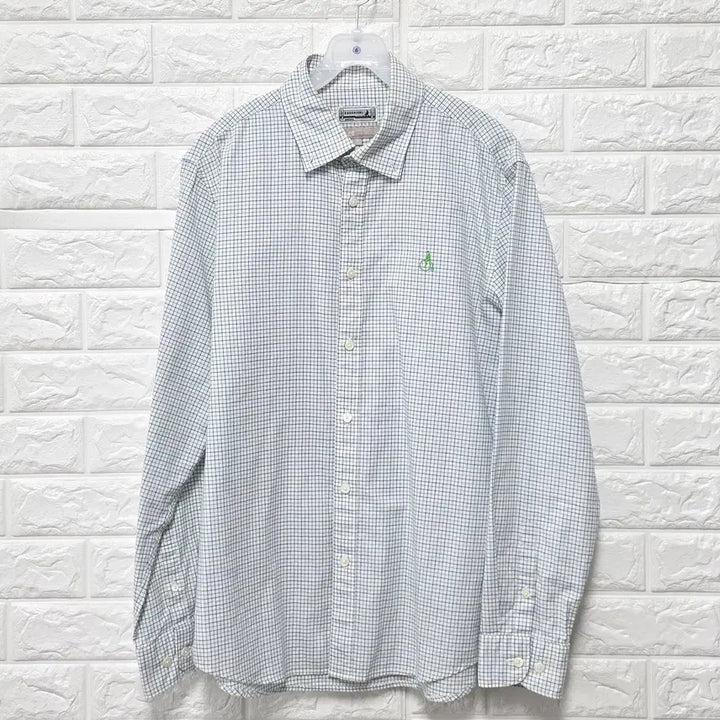 [SOLD OUT] L 20s 빈폴 체크무늬 남방 셔츠 C310