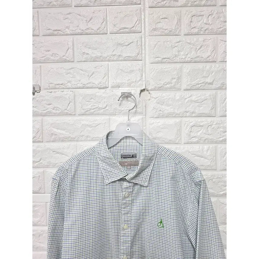 [SOLD OUT] L 20s 빈폴 체크무늬 남방 셔츠 C310