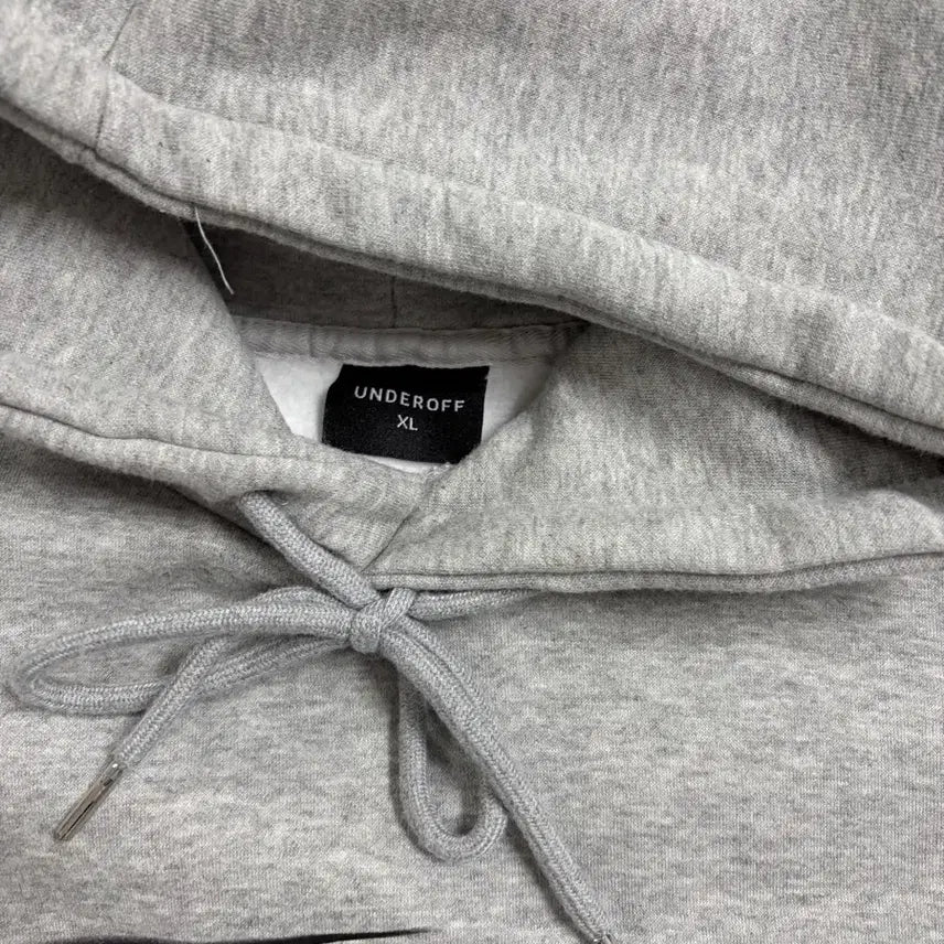 [BUNJANG] Under Off Gray Hoodie / [XL] 언더오프 후드티 그레이