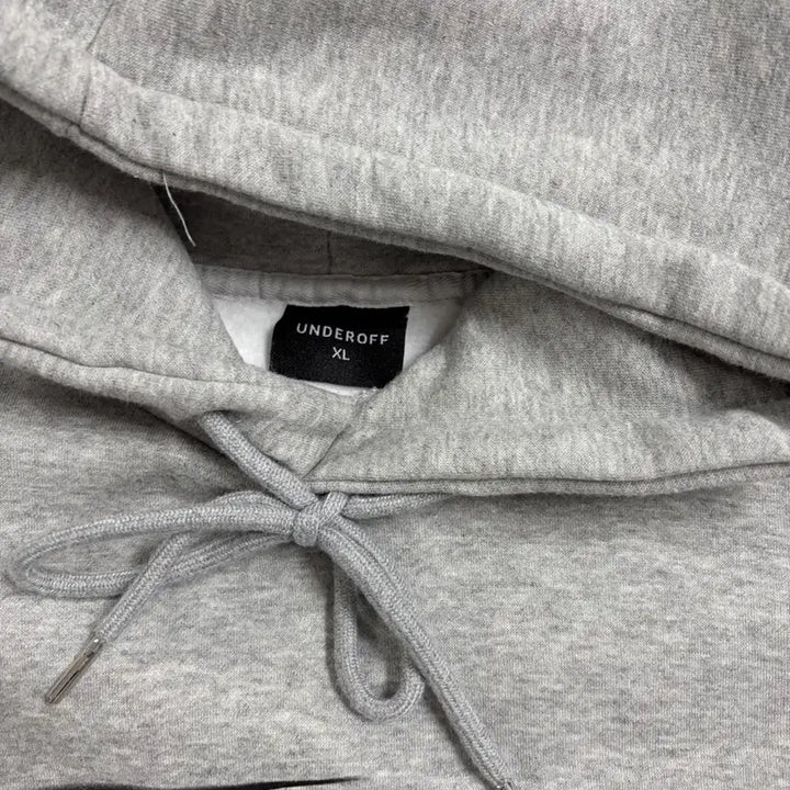 [BUNJANG] Under Off Gray Hoodie / [XL] 언더오프 후드티 그레이