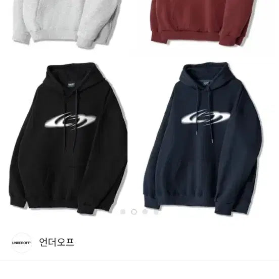 [BUNJANG] Under Off Gray Hoodie / [XL] 언더오프 후드티 그레이
