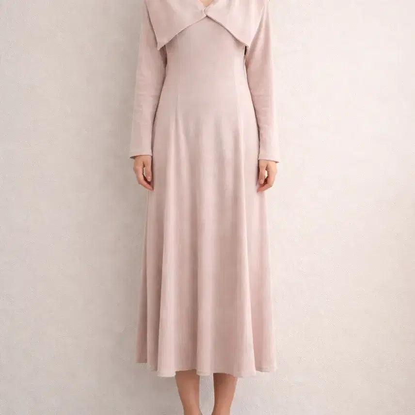 [BUNJANG] Knit Maxi Long Dress for Tall Women / 넥카라 니트 롱원피스 맥시 키큰여자 추천 임산부