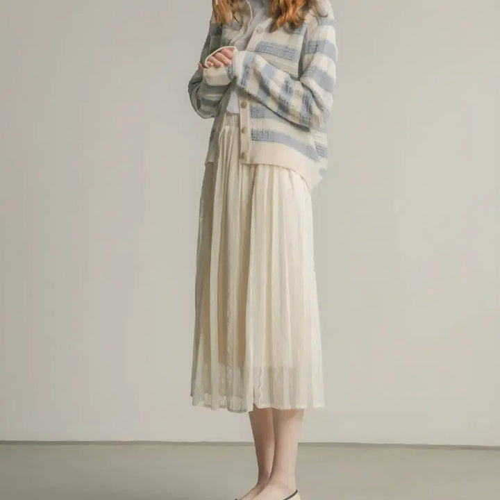 [BUNJANG] Pigment Lace Long Skirt / 피그먼트 레이스 스커트