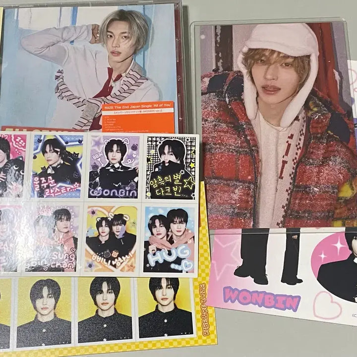 [SOLD OUT] 라이즈 All of you 원빈 미개봉 앨범 + 에버라인 엽서