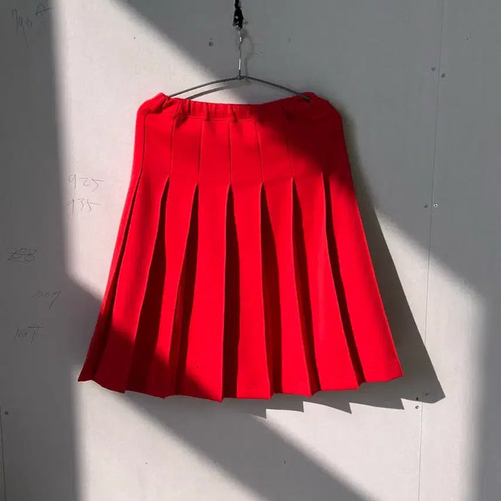 [BUNJANG] Comme des Garcons Red Pleated Skirt / 꼼데가르송 레드 플리츠 스커트