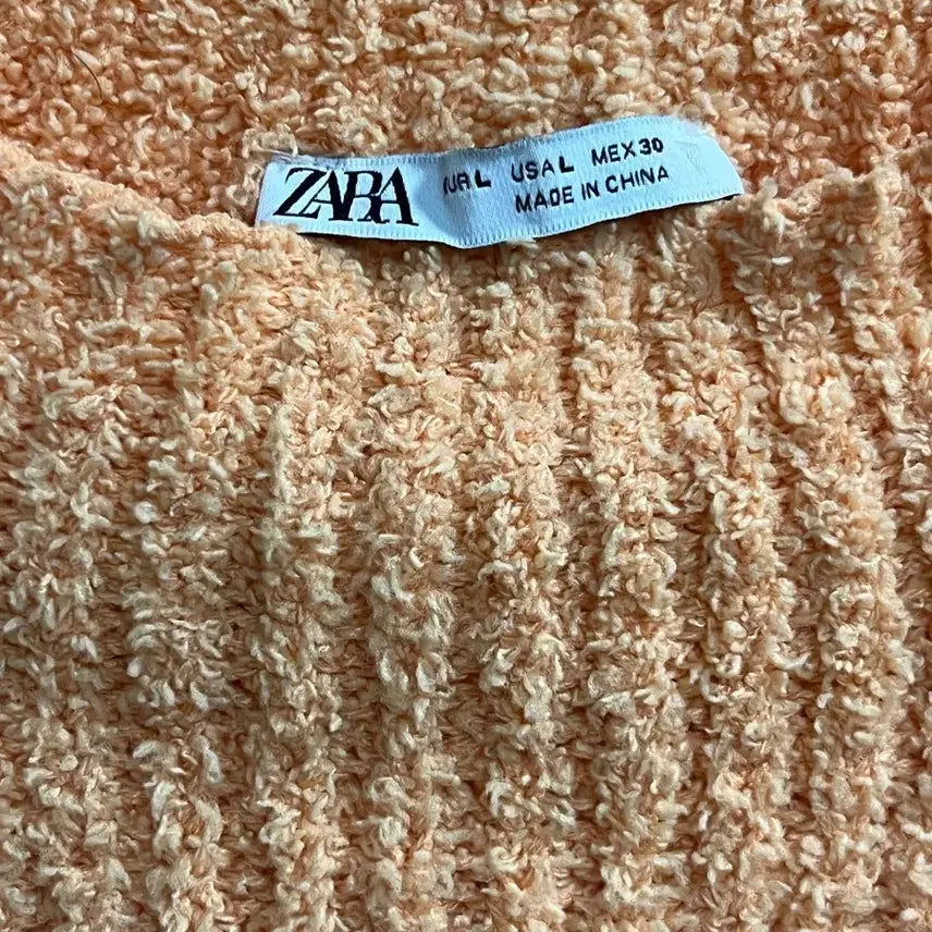 [BUNJANG] ZARA Popcorn Knit Sweater M / 자라 ZARA 팝콘 니트 스웨터 m