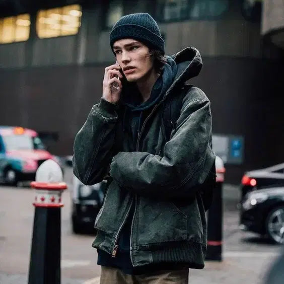 [BUNJANG] Carhartt J130 MOS Duck Active Jacket / (XL) 칼하트 후드 덕 액티브 자켓 J130 MOS 모스그린