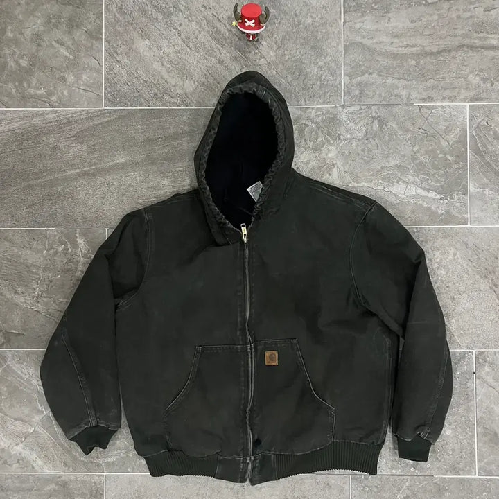 [BUNJANG] Carhartt J130 MOS Duck Active Jacket / (XL) 칼하트 후드 덕 액티브 자켓 J130 MOS 모스그린