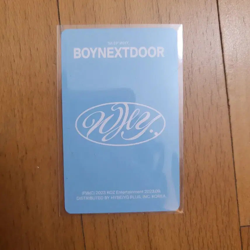 [BUNJANG] BOYNEXTDOOR Woonhak Weverse Japan POB Photocard / 보이넥스트도어 운학 와이 compact 버전 위버스 재팬 특전 포카 양도