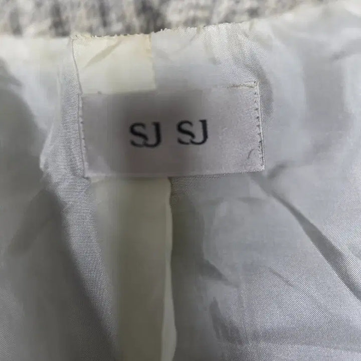 [BUNJANG] Hansum SJ SJ Tweed Long Jacket / 한섬 SJ SJ 트위드 롱자켓 / 고급 오피스룩 / 55