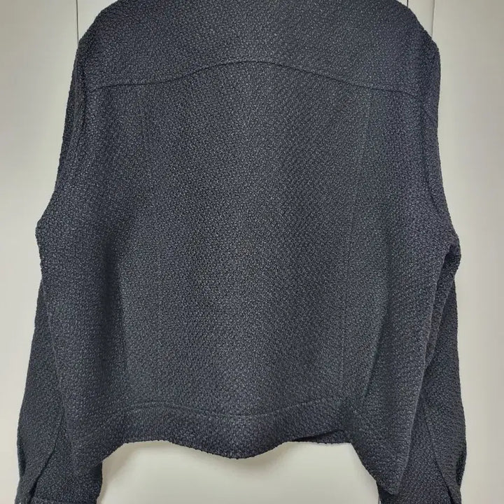 [BUNJANG] Wooyoungmi 25SS Tweed Zip-Up Jacket Black (Size 48) New / 25SS 우영미 트위드 집업 자켓 블랙(48사이즈) 새상품