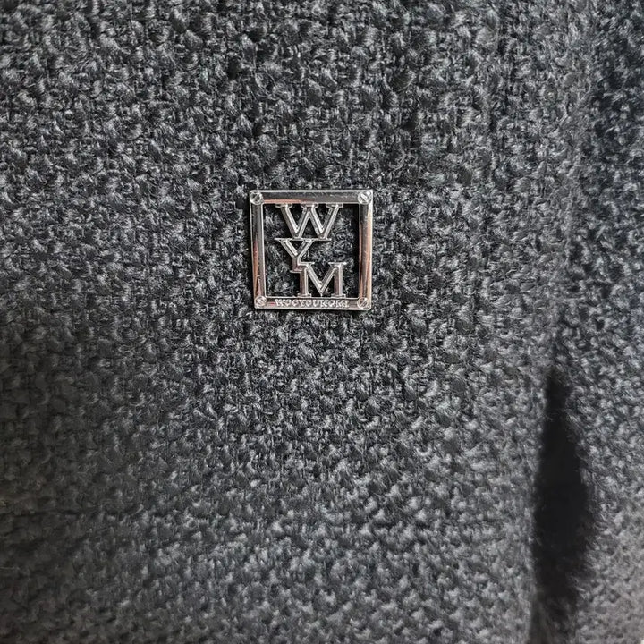 [BUNJANG] Wooyoungmi 25SS Tweed Zip-Up Jacket Black (Size 48) New / 25SS 우영미 트위드 집업 자켓 블랙(48사이즈) 새상품