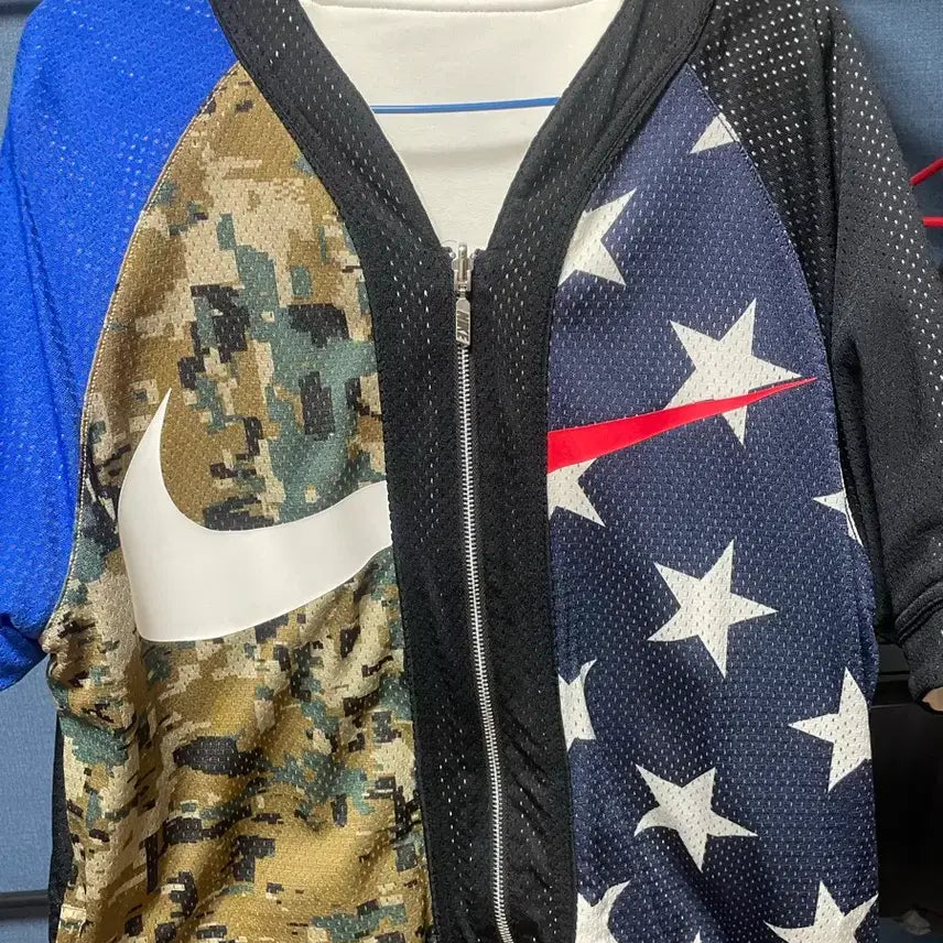 [BUNJANG] Nike NRG Reversible Baseball Jersey Jacket / 나이키 NRG 리버시블 베이스볼 져지 자켓