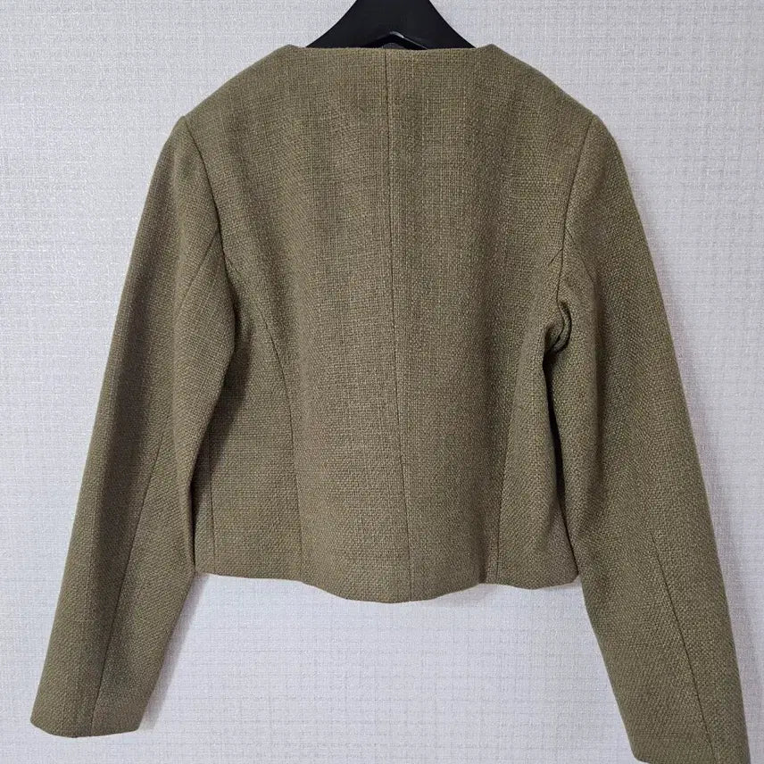 [BUNJANG] ZARA Flap Crop Blazer XS Light Khaki / ZARA 자라 플랩 크롭 블레이저 XS 라이트카키
