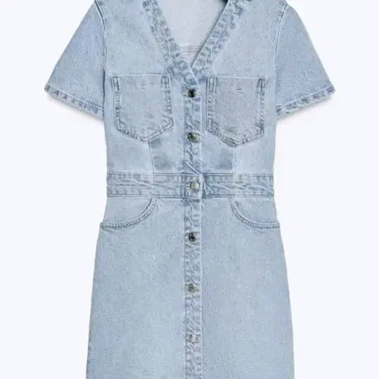 [BUNJANG] ZARA Denim Mini Dress / 자라 데님원피스
