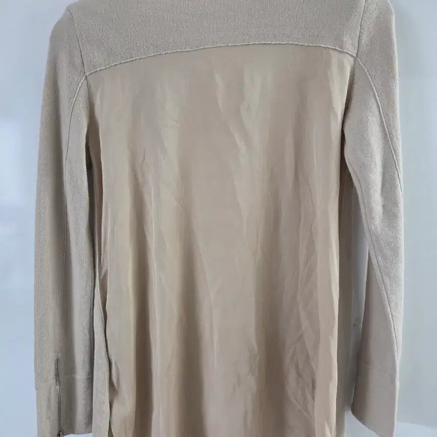 [BUNJANG] TIME Beige V-neck Knit Sweater / 한섬 TIME 베이지 브이넥 니트 / 고급 오피스룩 / 55~66
