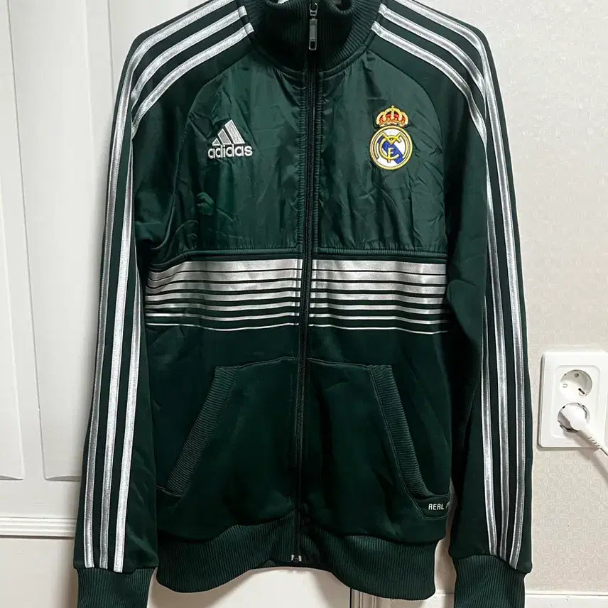 [BUNJANG] Adidas Real Madrid Green Track Top Jersey / 아디다스 레알마드리드 그린 트랙탑져지