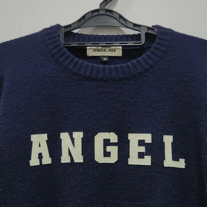 [BUNJANG] General Idea Angel Knit Top / [M] 제네럴아이디어  엔젤 니트 여성 M 네이비