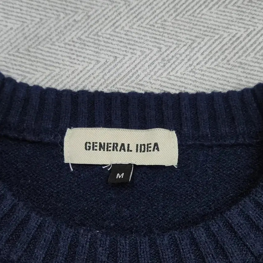 [BUNJANG] General Idea Angel Knit Top / [M] 제네럴아이디어  엔젤 니트 여성 M 네이비