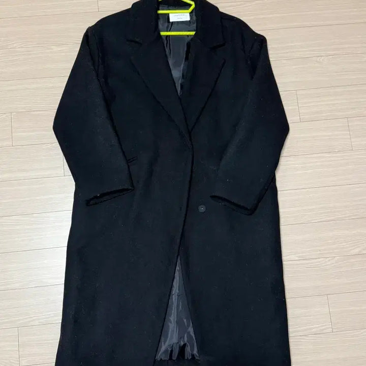 [BUNJANG] Black Standard Fit Coat / 블랙 코트 스탠다드핏