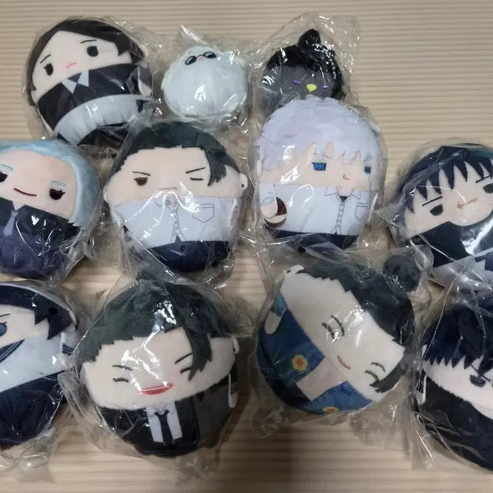 [BUNJANG] Jujutsu Kaisen Fuwa Fuwa Plush Doll Bundle Set (Sealed) / @미개봉+덤@주술회전 후와 인형 일괄 양도
