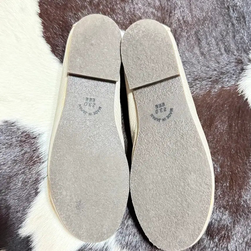 [BUNJANG] Brillage Leather Flat Shoes / brillage 레더플랫슈즈 그레이 플랫슈즈