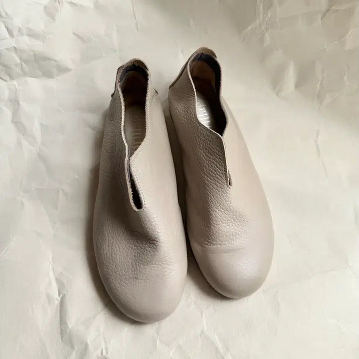 [BUNJANG] Brillage Leather Flat Shoes / brillage 레더플랫슈즈 그레이 플랫슈즈