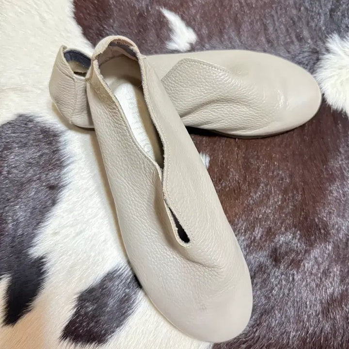 [BUNJANG] Brillage Leather Flat Shoes / brillage 레더플랫슈즈 그레이 플랫슈즈