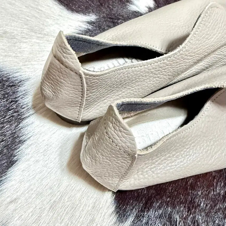 [BUNJANG] Brillage Leather Flat Shoes / brillage 레더플랫슈즈 그레이 플랫슈즈