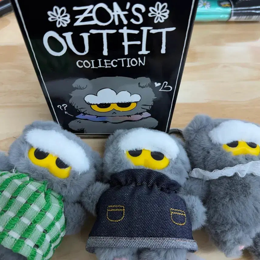 [BUNJANG] Joah Pop-Up Random Plush Keyring (3-Piece Bundle) / 조아팝업 인형키링 3종 random plush keyring