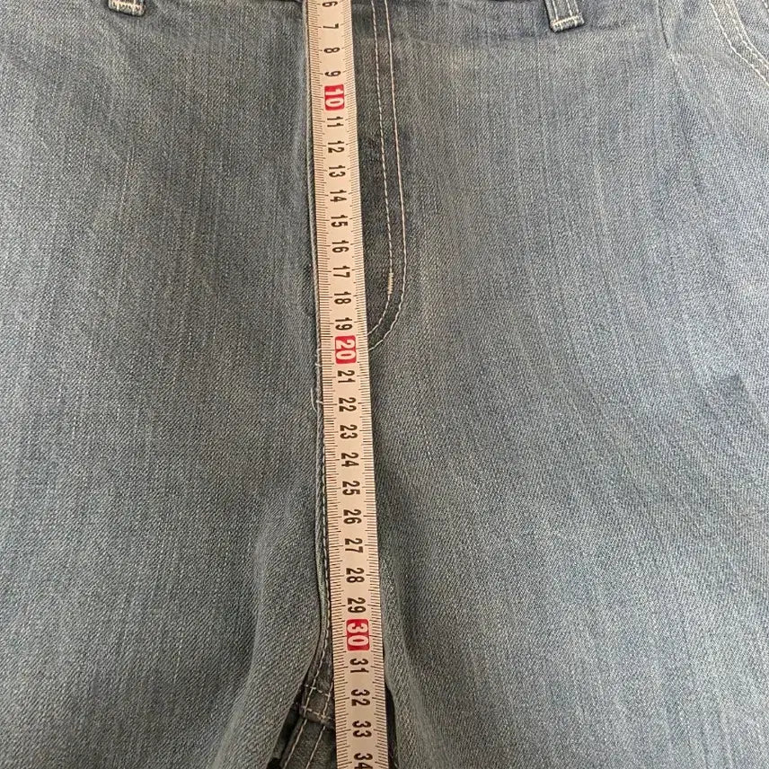 [BUNJANG] Facade Pattern Vintage Indigo Denim Pants / [새상품] 파사드패턴 빈티지 인디고 데님