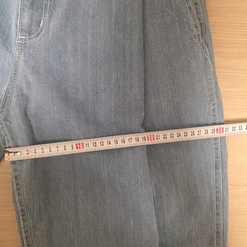 [BUNJANG] Facade Pattern Vintage Indigo Denim Pants / [새상품] 파사드패턴 빈티지 인디고 데님