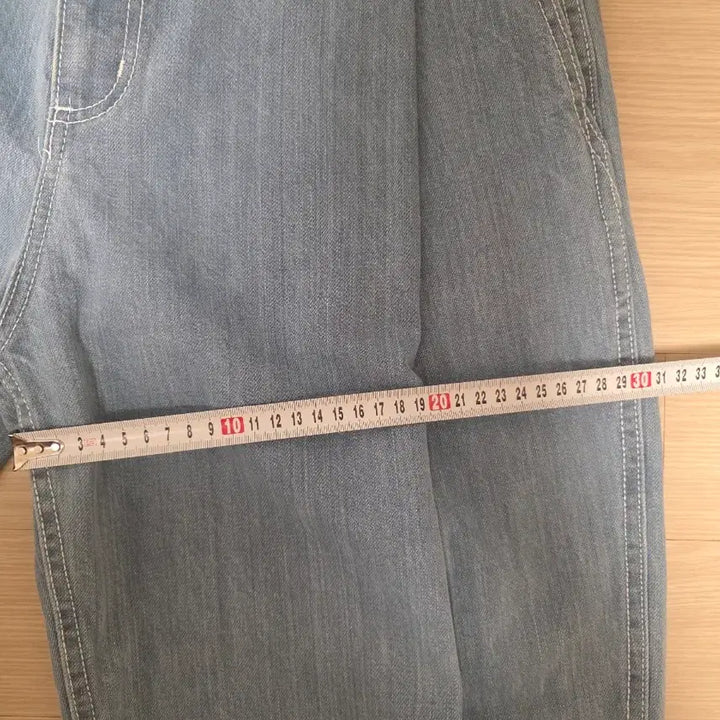 [BUNJANG] Facade Pattern Vintage Indigo Denim Pants / [새상품] 파사드패턴 빈티지 인디고 데님