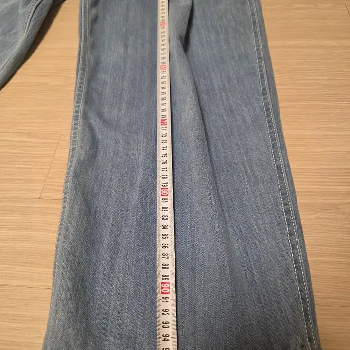 [BUNJANG] Facade Pattern Vintage Indigo Denim Pants / [새상품] 파사드패턴 빈티지 인디고 데님