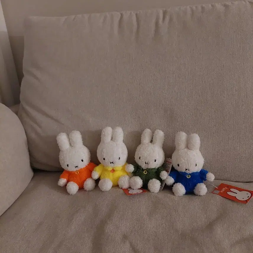 [BUNJANG] Miffy Plush Keychain Set / 부클 미피 인형 키링 세트