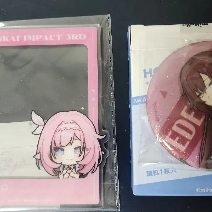 [BUNJANG] Honkai Impact 3 Elysia Acrylic, Eden Can Badge Bundle Set / 붕괴3 엘리시아 아크릴, 에덴 캔뱃지 판매합니다!