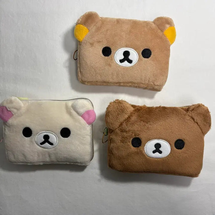 [BUNJANG] Rilakkuma Korilakkuma Koguma Face Card Wallet Passcase / 리락쿠마 코리락쿠마 코구마 얼굴 카드지갑 패스케이스 새상품