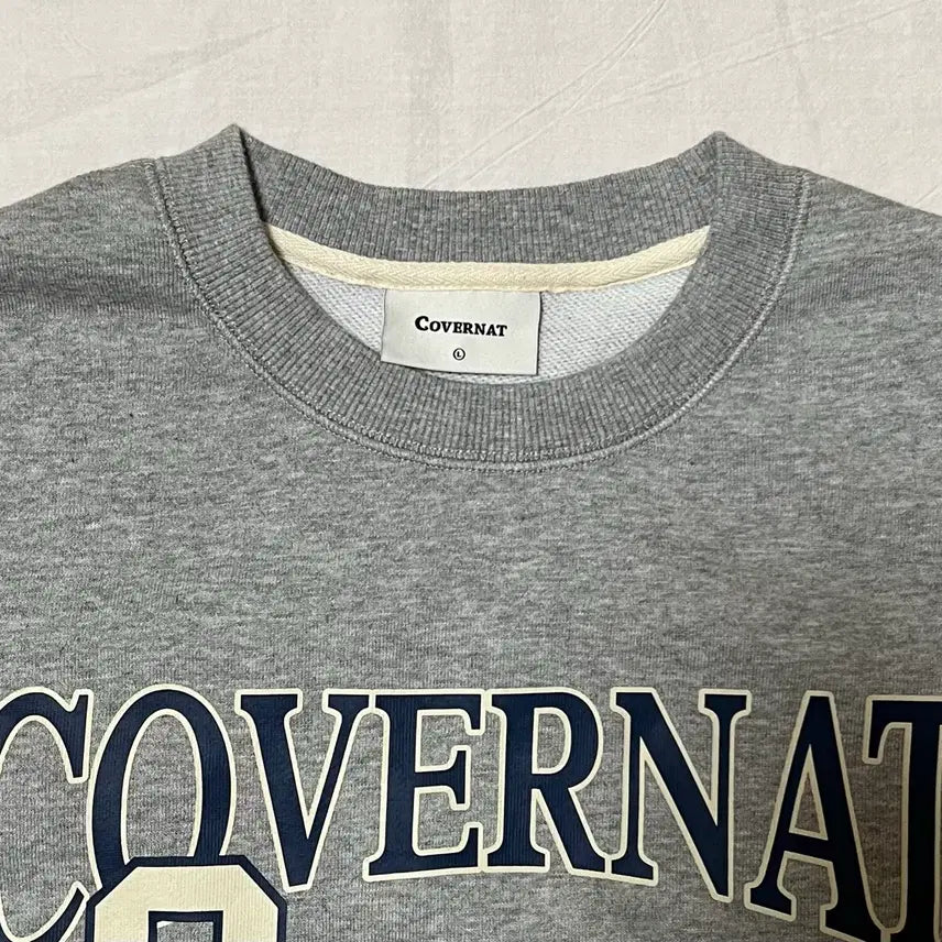 [BUNJANG] Covernat CVNT Graphic Sweatshirt Melange Gray (L) / [새상품] L) 커버낫 CVNT 그래픽 맨투맨 멜란지 그레이