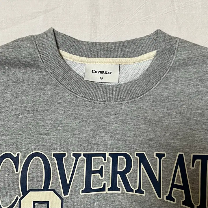 [BUNJANG] Covernat CVNT Graphic Sweatshirt Melange Gray (L) / [새상품] L) 커버낫 CVNT 그래픽 맨투맨 멜란지 그레이