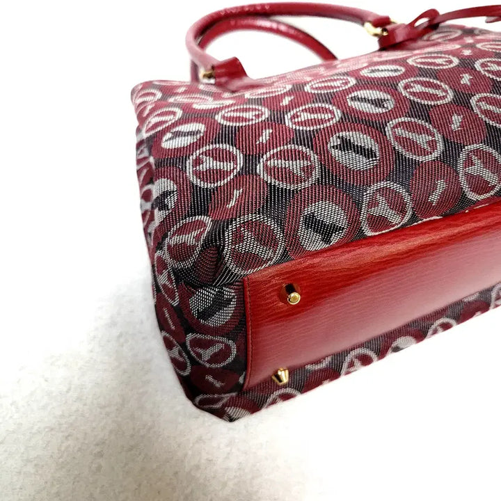 [BUNJANG] GOLD PFEIL Fabric and Leather Tote Bag / 골드파일(GOLD PFEIL) 가방  (독일제)